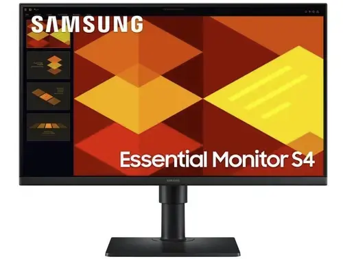 Monitor IPS LED Samsung 24inch S24D406GAU, Full HD (1920 x 1080), HDMI, DisplayPort, Pivot, 100 Hz, 5 ms (Negru)