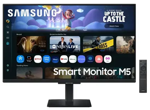 Monitor IPS LED Samsung 27inch LS27FM500EUXEN, Full HD (1920 x 1080), HDMI, Boxe (Negru)