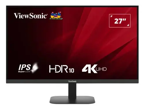 Monitor IPS LED ViewSonic 27inch VA2708-4K-HD, UHD (3840 x 2160), HDMI, DisplayPort, 4 ms (Negru)