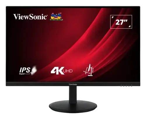Monitor IPS LED ViewSonic 27inch VG2708-4K, UHD (3840 x 2160), HDMI, DisplayPort, Pivot (Negru)