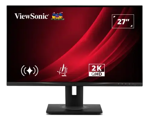 Monitor IPS LED Viewsonic 27inch VG2748A-2K, QHD (2560 x 1440), VGA, HDMI, DisplayPort, Boxe, Pivot, 100 Hz, 5 ms (Negru)