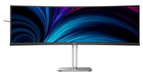 Monitor LCD VA LED Philips 48.8inch 49B2U5900C/00, Dual QHD (5120 x 1440), HDMI, DisplayPort, Ecran curbat (Negru/Argintiu)