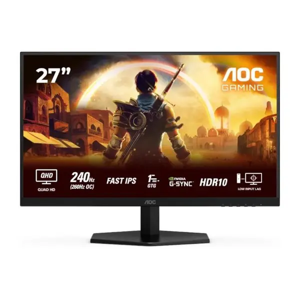 Monitor LED AOC Gaming AGON Q27G42ZE 27 inch QHD IPS 0.3 ms 260 Hz HDR G-Sync Compatible