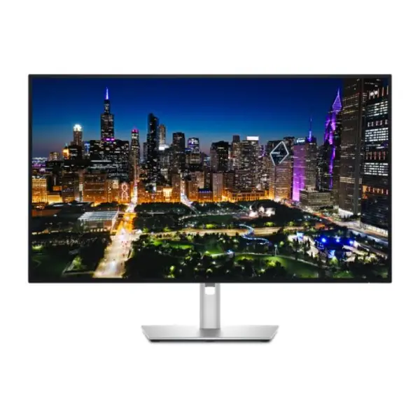 Monitor LED IPS DELL UltraSharp U3225QE, 32", 4K UHD, 120Hz, HDR, argintiu-negru