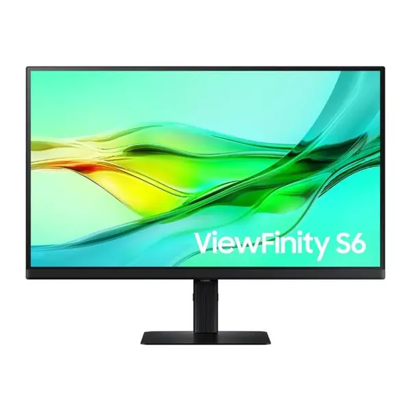 Monitor LED IPS SAMSUNG ViewFinity S6 Smart LS27D600UAUXEN, 27", QHD, 100Hz, negru