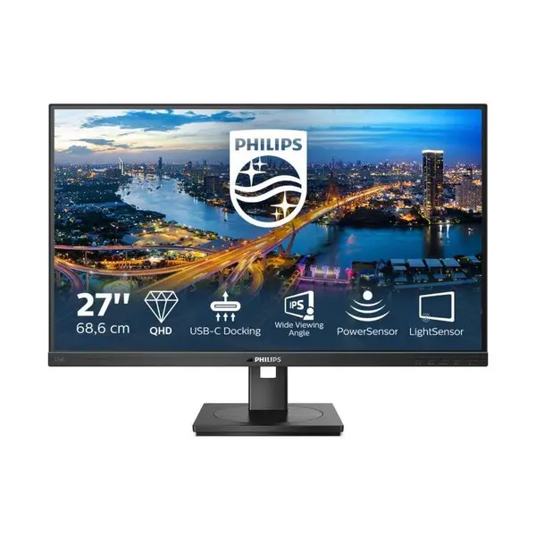 Monitor LED Philips 276B1 27 inch 4 ms Negru USB-C 75 Hz