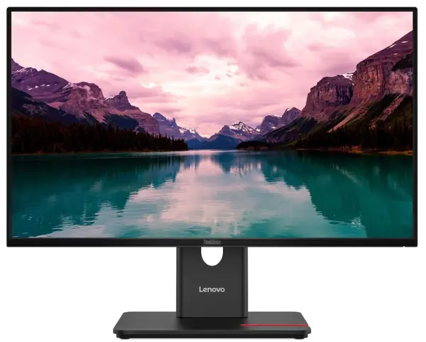 Monitor Lenovo - ThinkVision, 23.8'', FHD, IPS, AntiGlare, negru