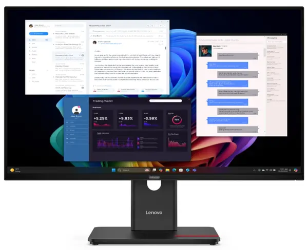 Monitor Lenovo - ThinkVision T27ud-40, 27'', 4K, IPS, Anti-Glare