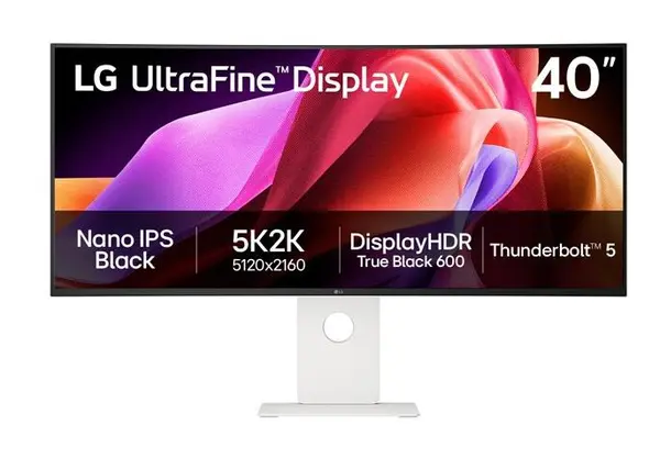 Monitor LG - UltraFine 40U990A-W, 39.7'', 5K2K, NanoIPS, Anti-Glare, alb