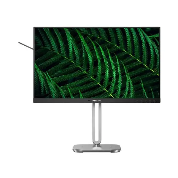 Monitor Philips 24B2G5200/00, 24", IPS, Full HD, 100Hz, 4ms, Color Gamut, DisplayPort, Negru/Argintiu