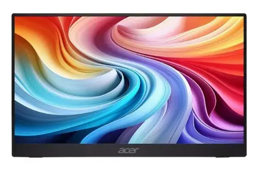 Monitor Portabil IPS LED Acer 15.6inch PM161QB1bmiuux, Full HD (1920 x 1080), 4 ms (Negru)