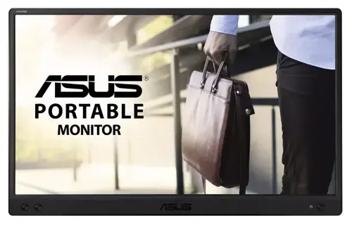 Monitor Portabil IPS LED ASUS ZenScreen 15.6inch MB166C, Full HD (1920 x 1080), USB Type-C (Negru)