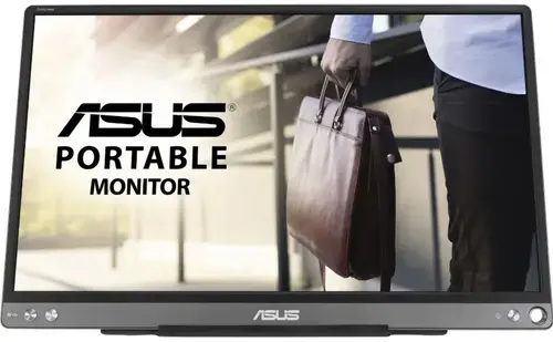 Monitor Portabil IPS LED ASUS ZenScreen 15.6inch MB16ACE, Full HD, USB Type-C (Gri)