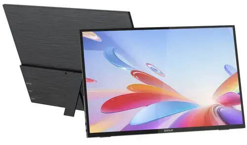 Monitor Portabil IPS LED Zeuslap 16inch P16ST, WQXGA (2560 x 1600), Mini HDMI, USB-C, Touchscreen (Negru)