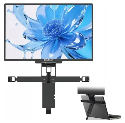 Monitor Portabil IPS LED Zeuslap 16inch Z16H, QHD (2560 x 1600), miniHDMI, USB-C (Negru)