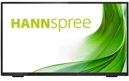 Monitor Portabil VA LED Hannspree 23.8inch HT248PPB, Full HD (1920 x 1080), VGA, HDMI, DisplayPort, Touchscreen, Boxe (Negru)