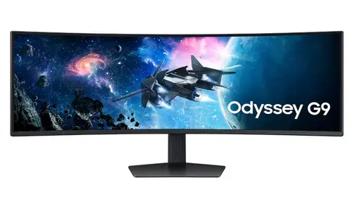 Monitor QLED Samsung Odyssey G9 49inch LS49CG954EUXEN, 5120 x 1440, HDMI, DisplayPort, Ecran curbat, 240 Hz, 1 ms (Negru)