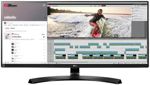 Monitor Refurbished IPS LED LG 34inch 34UM88C-P, WQHD (3440 x 1440), HDMI, DisplayPort, 5 ms (Negru)