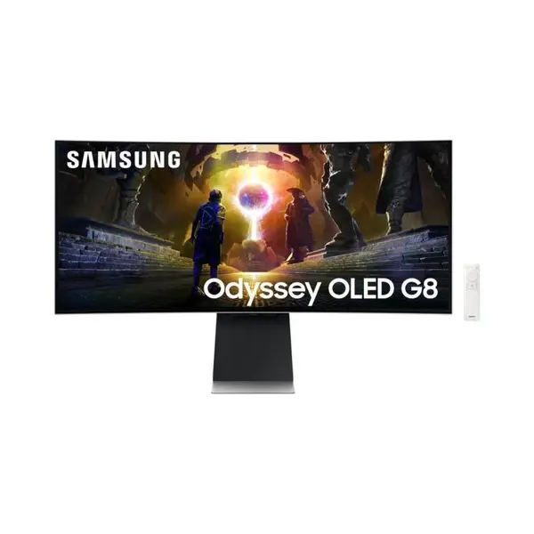 Monitor Samsung 34" LS34DG850SUXDU, Curvature: 1800R, Diagonal (inch): 34, Diagonal (cm): 86, Aspect ratio: 21:9, Panel: OLED, Resolution: 3440x1440, Refresh Rate: 175Hz, Response time GtG: 0.03ms, Brightness (max): 250 cd/m²
