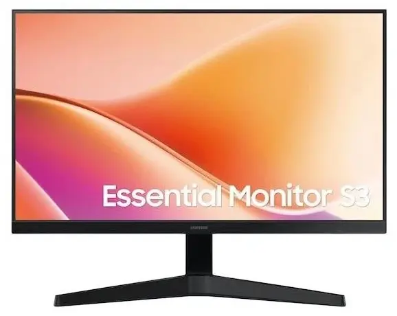Monitor Samsung - Essential S3 S33GF, 24'', FHD, VA, Anti-Glare, negru