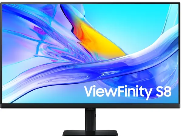 Monitor Samsung - ViewFinity S8 32D800, 32'', 4K, 60Hz, 5ms, VA, USB hub, negru