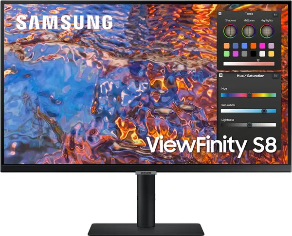 Monitor Samsung - ViewFinity S8 LS27B800PXP, 27'', 4K, IPS, USB-Hub
