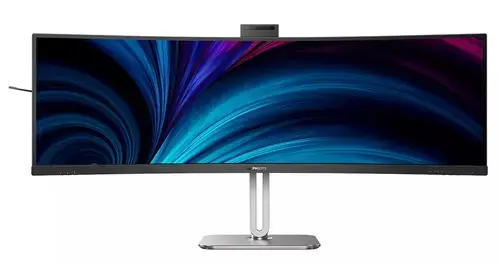 Monitor VA LCD Philips 48.8inch 49B2U6900CH/00, Dual QHD (5120 x 1440), HMDI, DisplayPort, Ecran Curbat, Boxe (Negru/Argintiu)