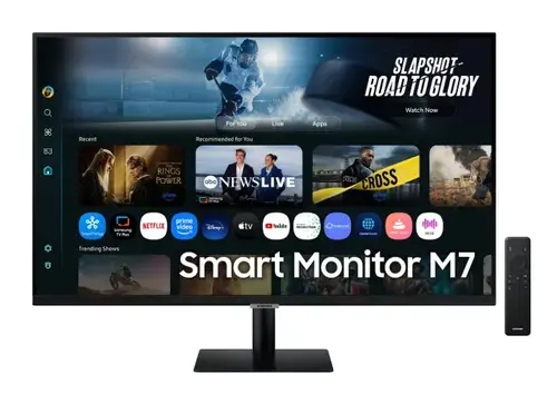Monitor VA LED Samsung 32inch LS32FM702UUXEN, UHD (3840 x 2160), HDMI, Boxe (Negru)