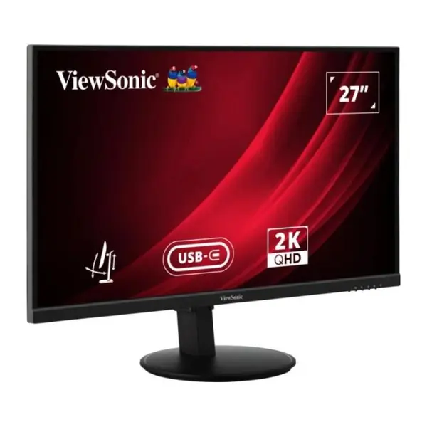 Monitor ViewSonic VG2709-2K-MHDU-2, 27", IPS, QHD, 100Hz, 4ms, DisplayPort, Negru