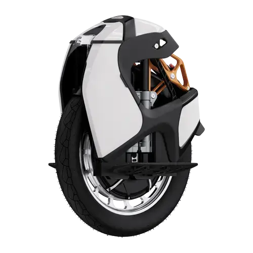 Monociclu electric KingSong S18, viteza maxima 50km/h, Autonomie 100km, Motor 2200W, Roata 18inch (Negru/Alb)