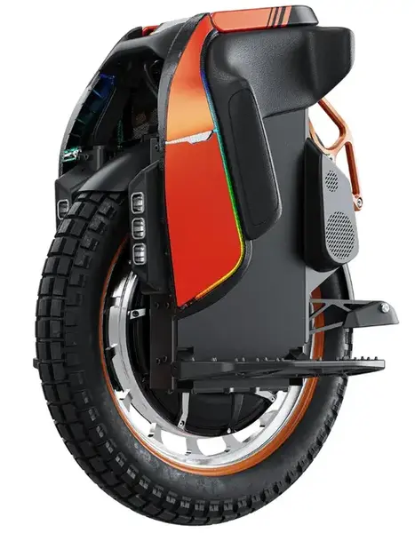 Monociclu electric KingSong S19 Pro, viteza maxima 60km/h, Autonomie 150km, Motor 3500W, Roata 18inch, baterie Samsung 1776Wh, Lumini LED (Negru)