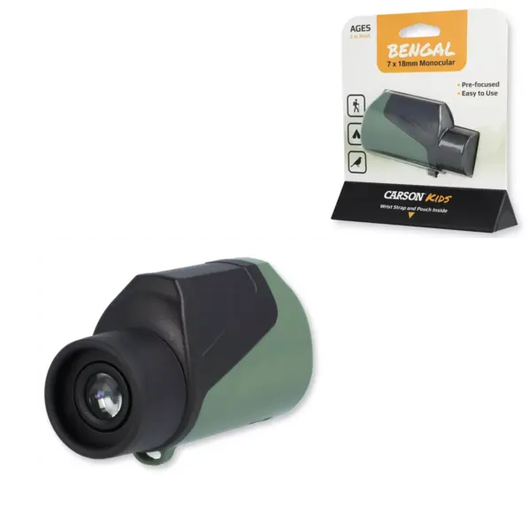 Monocular pentru copii 7x18 mm, cu focalizare fixa, Bengal