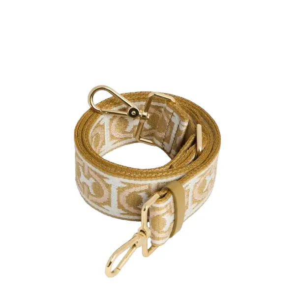 Monogram shoulder strap multi seagrass