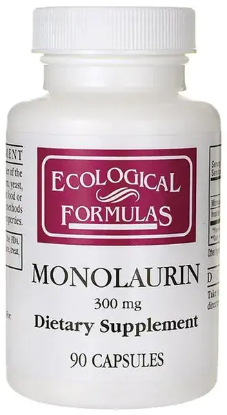 Monolaurin, 300 mg, 90 capsules , Ecological Formulas