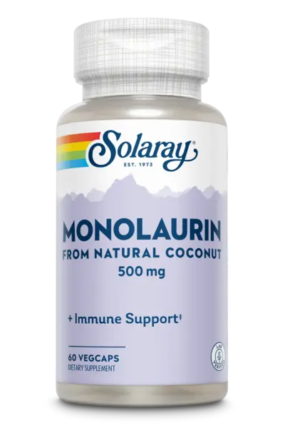 Monolaurin Solaray 500 mg, 60 capsule, Secom