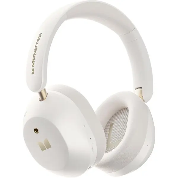 MONSTER Casti Handsfree Bluetooth Monster Persona 6th, MultiPoint, A2DP, ANC, Alb