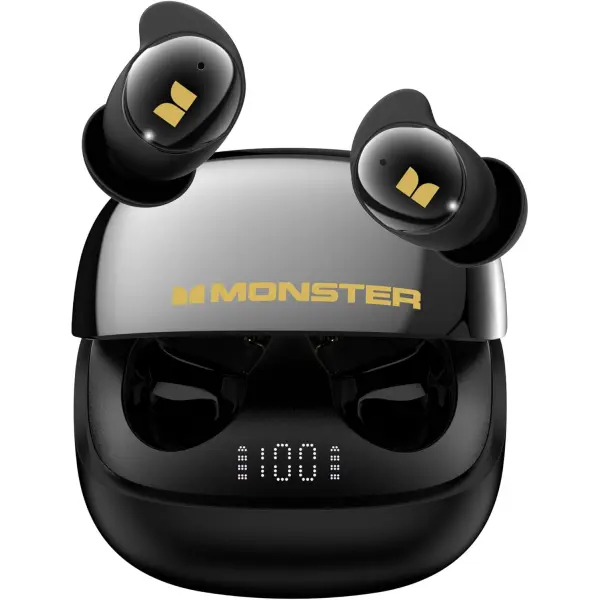 MONSTER Casti Handsfree Bluetooth Monster Sleep Ear200, TWS, ANC, Negru