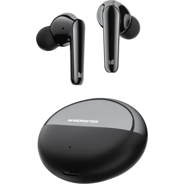 MONSTER Handsfree Bluetooth Monster N-Lite 203 AirLinks, TWS, Negru