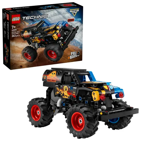 Monster Jam Grave Digger Foc si gheata