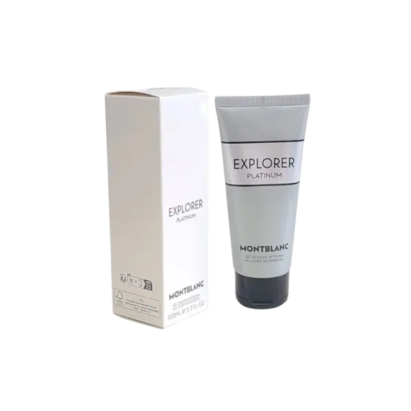 Mont Blanc Explorer Platinum Gel de duș pentru bărbați Volum 100 ml