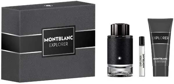 Mont Blanc Explorer Set - Apă de parfum, 100 și 7.5 ml + Gel de duș, 100 ml