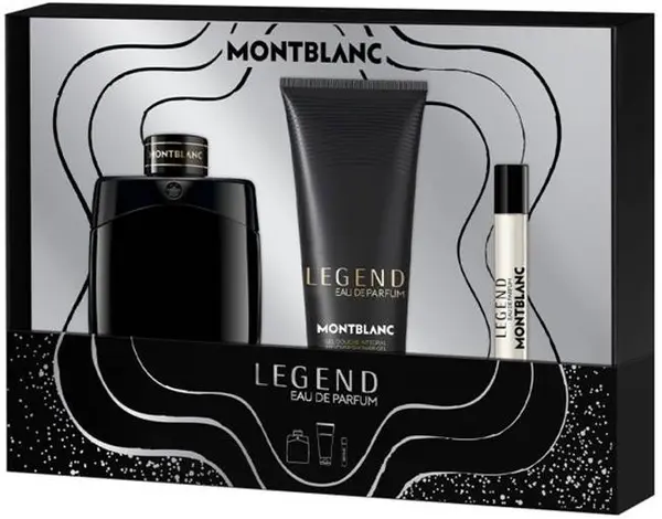 Mont Blanc Legend Set - Apă de parfum, 100 și 7.5 ml și Gel de duș, 100 ml
