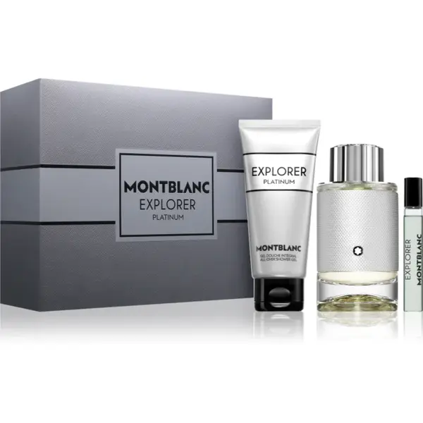 Montblanc Explorer Platinum set cadou pentru bărbați