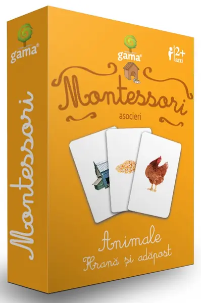 Montessori. Asocieri - Animale. Hrană și adăpost