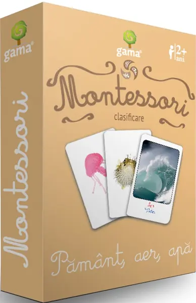 Montessori - Clasificare: Pământ, aer, apă