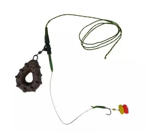 MONTURA CRAP PLANTAT plumb pierdut ,carlig legat pe fir de par