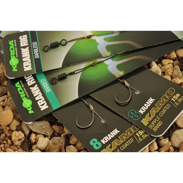 Montura Krank Ready Rig Barbed Nr.8/15Lb