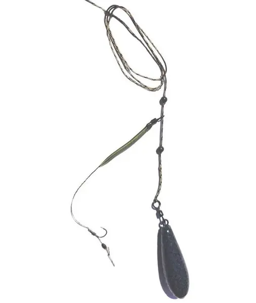 Montura leadcore helicopter 130g ,carlig legat nr 4