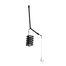 montura pescuit crap Accesorii pescuit > Nada si momeli cu cosulet carlig legat pe fir de par