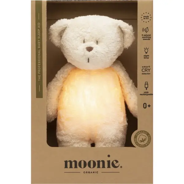 Moonie Bear 2.0 Organic Polar jucărie de adormit cu melodie 1 buc